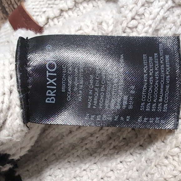 Brixton | Powell Chunky Knit Full Zip Cardigan Sweater | Size XL - Picture 6 of 8